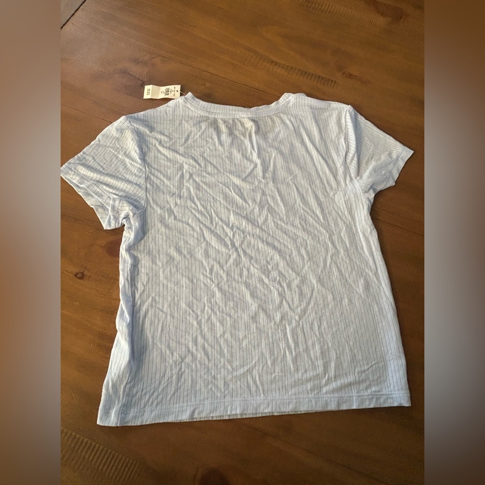 NWT Aerie Short-Sleeve Ribbed Sleep Shirt - Picture 2 of 7